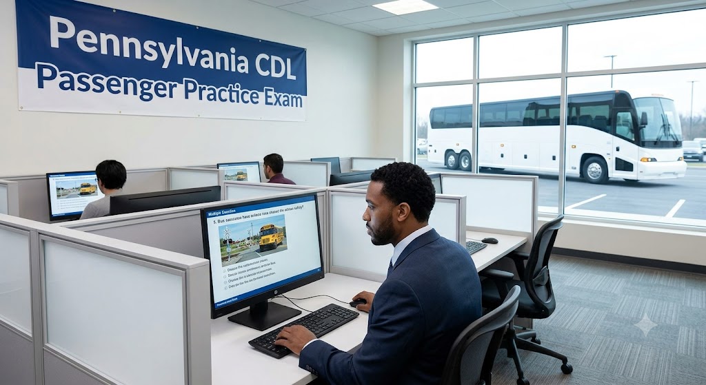 Pennsylvania CDL Passenger Vehicles Practice Test Banner
