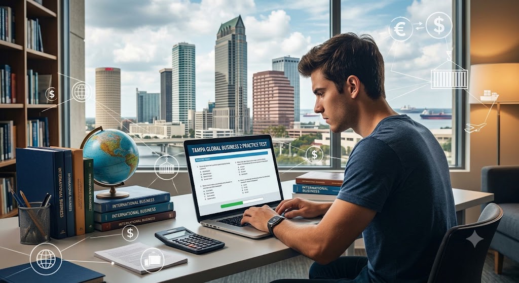 Tampa Global Business 2 Practice Test Banner
