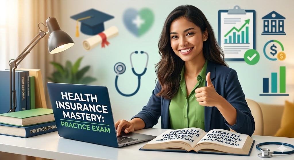 Health Insurance Mastery Practice Exam Banner