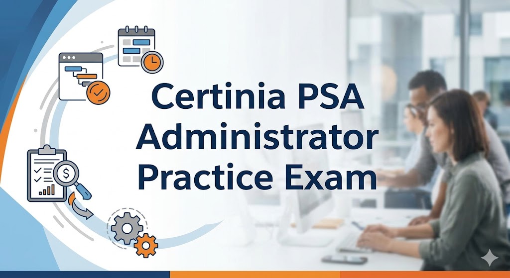 Certinia PSA Administrator Practice Banner
