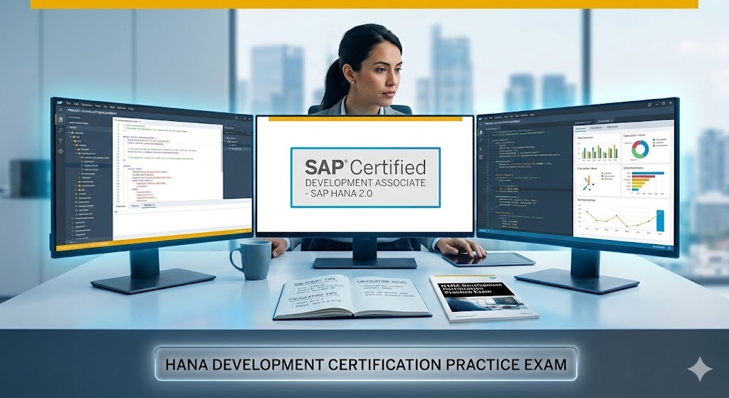 HANA Certificated Development Practice Test Banner
