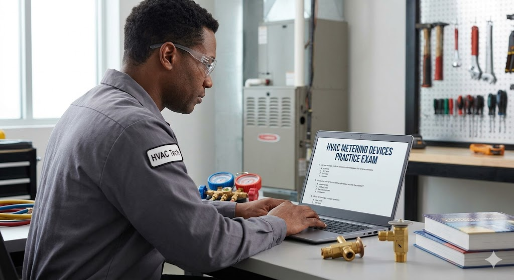 HVAC Metering Devices Practice Test Banner