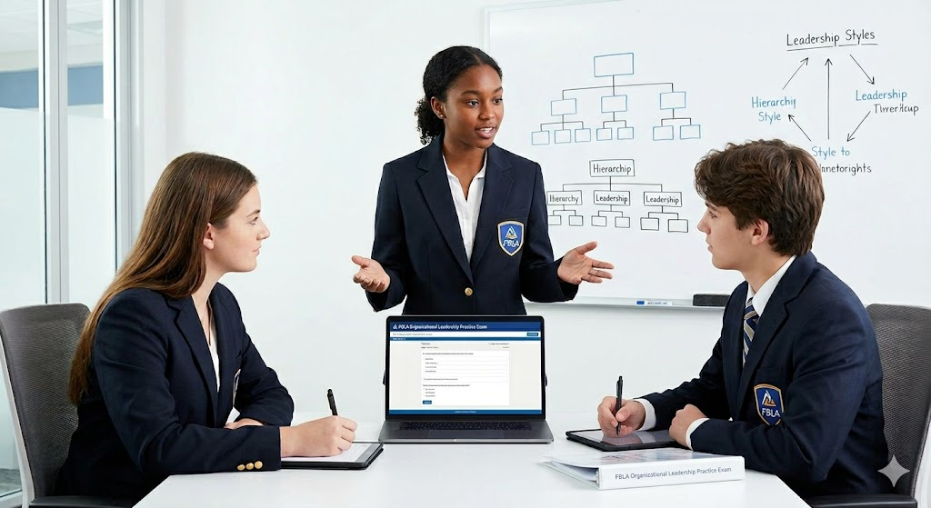 Future Business Leaders of America (FBLA) Organizational Leadership Practice Test Banner