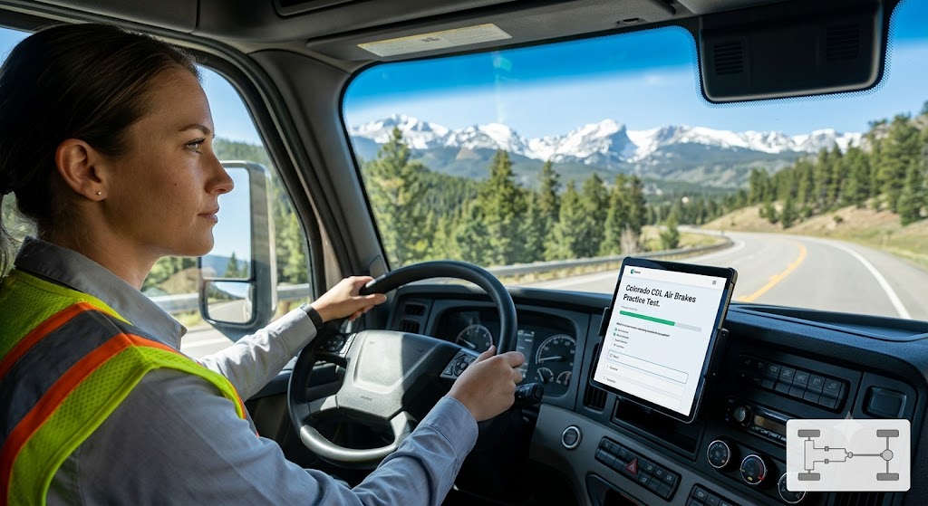 Colorado CDL Air Brakes Practice Test Banner