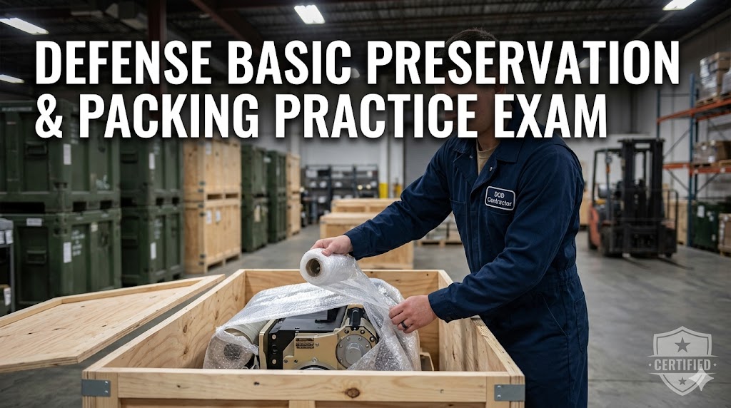Defense Basic Preservation and Packing Certification Practice Exam Banner