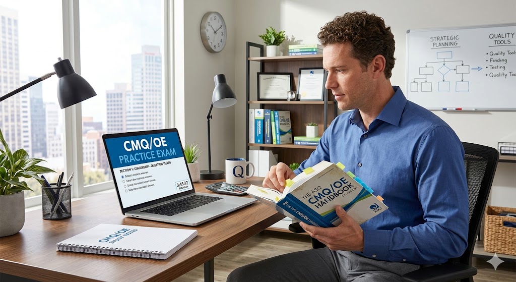 Certified Manager of Quality/Organizational Excellence (CMQ/OE) Practice Exam Banner