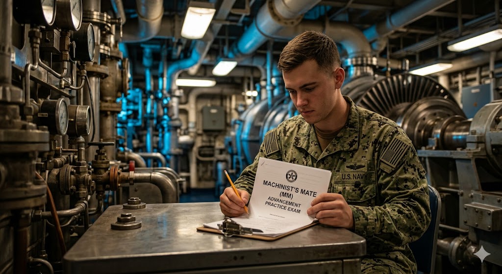 Machinist's Mate (MM) Advancement Practice Test Banner