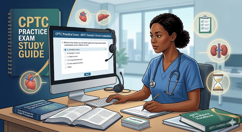 Certified Procurement Transplant Coordinator (CPTC) Practice Exam Banner