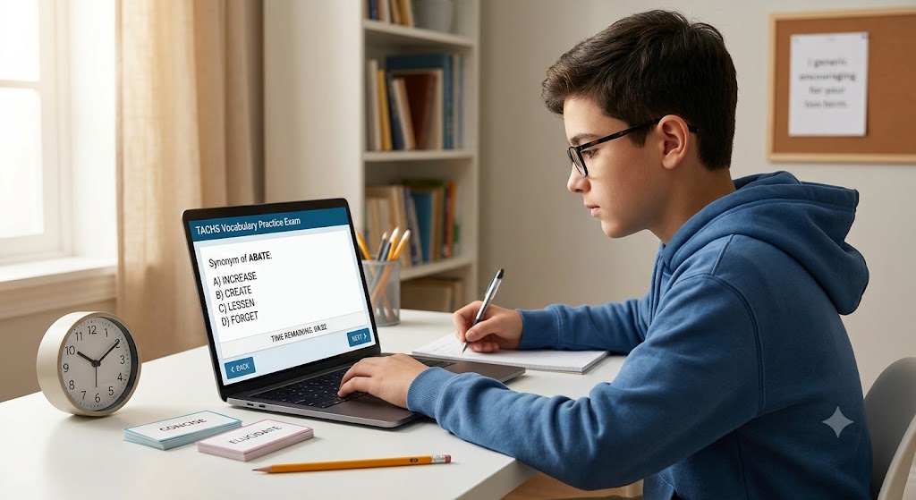 TACHS Vocabulary Practice Test Banner