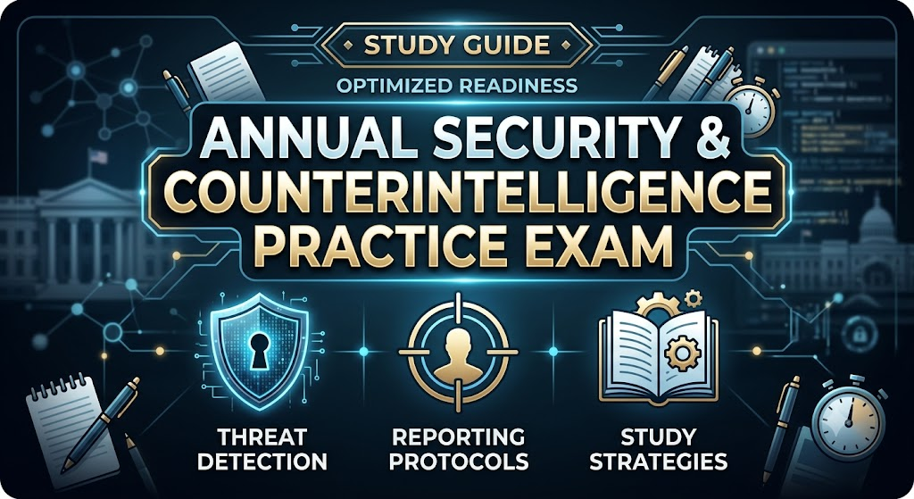 Annual Security and Counterintelligence Awareness Practice Exam Banner