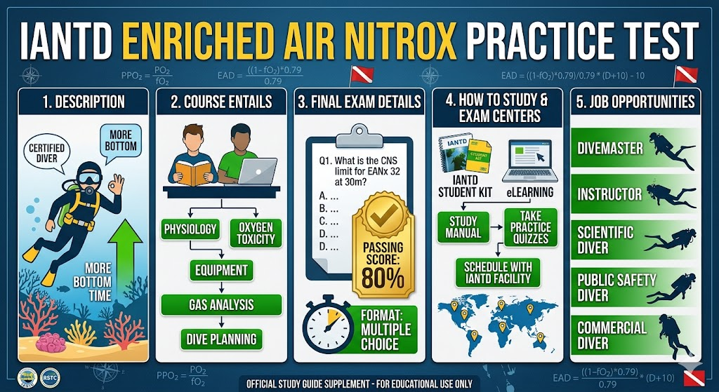 IANTD Enriched Air (Nitrox) Practice Test Banner