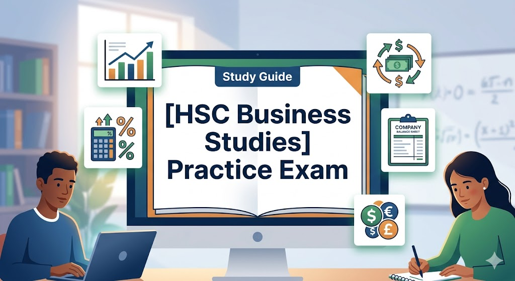 HSC Business Studies - Finance Practice Exam Banner