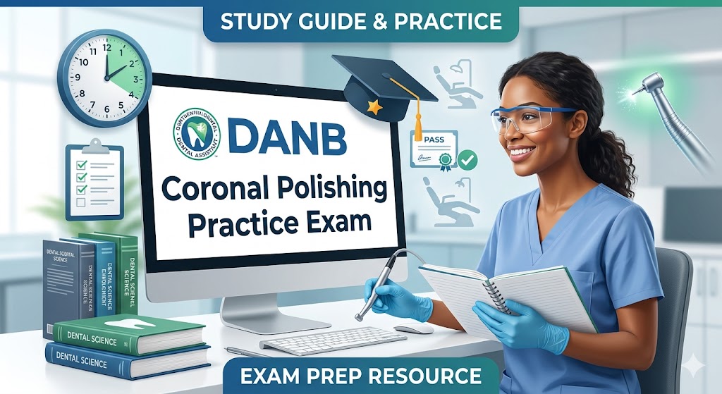 DANB Coronal Polishing Practice Test Banner