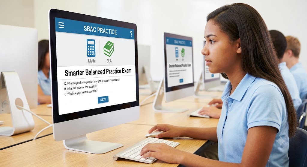 Smarter Balanced Practice Test & Exam Prep Banner