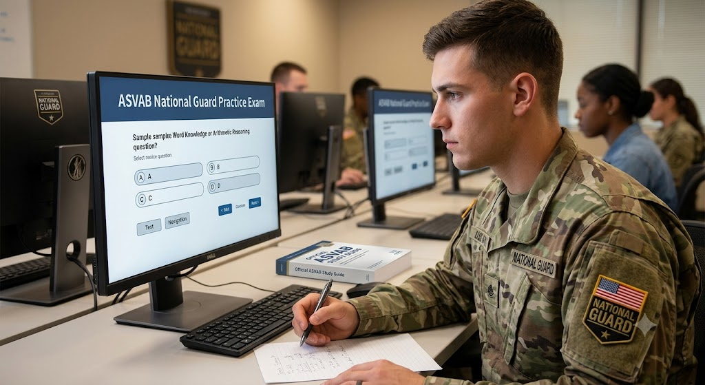 ASVAB National Guard Practice Test Banner