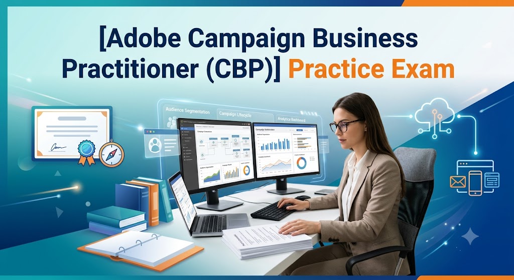 Adobe Campaign Business Practitioner (CBP) Certification Practice Exam Banner