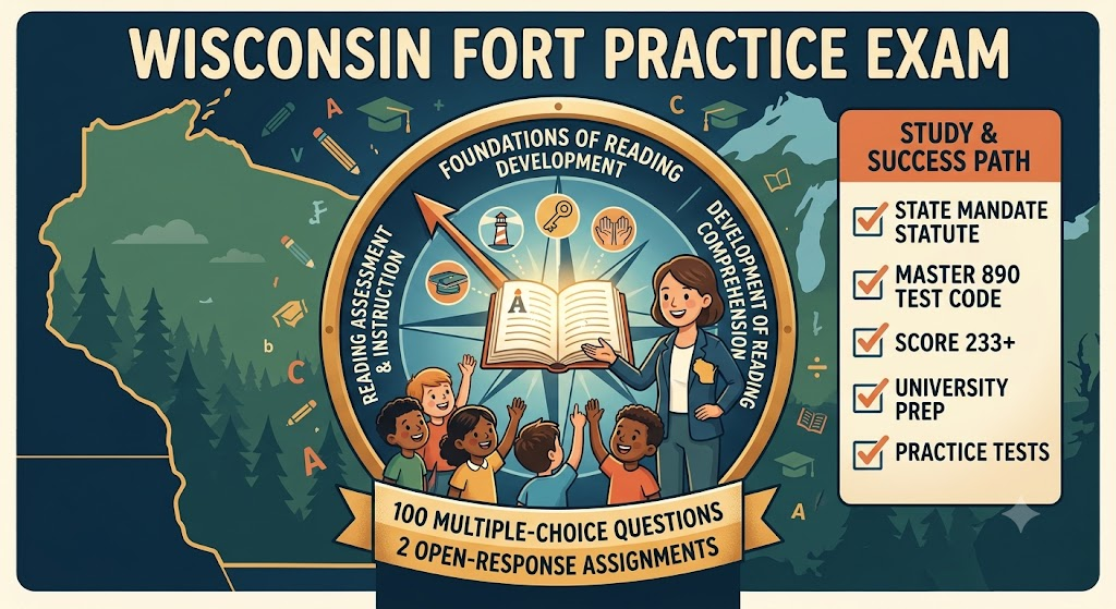 Wisconsin FORT (Foundations of Reading) Practice Test Banner