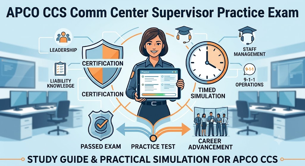 APCO Comm Center Supervisor (CCS) Practice Test Banner