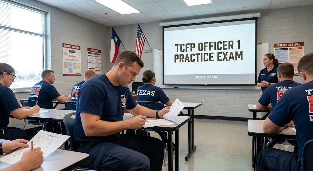 TCFP Officer 1 Practice Test Banner