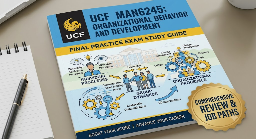 University of Central Florida (UCF) MAN6245 Organizational Behavior and Development Final Practice Exam Banner