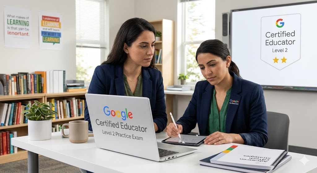 Google Certified Educator Level 2 Practice Exam Banner
