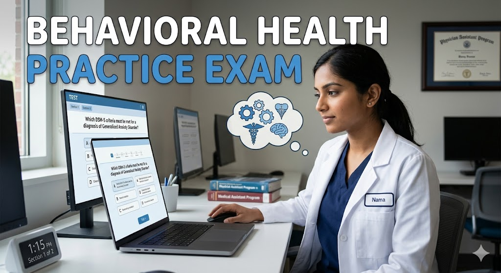 Behavioral Health End of Rotation (EOR) Practice Exam Banner