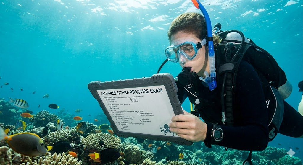 Beginner Scuba Certification Practice Test Banner