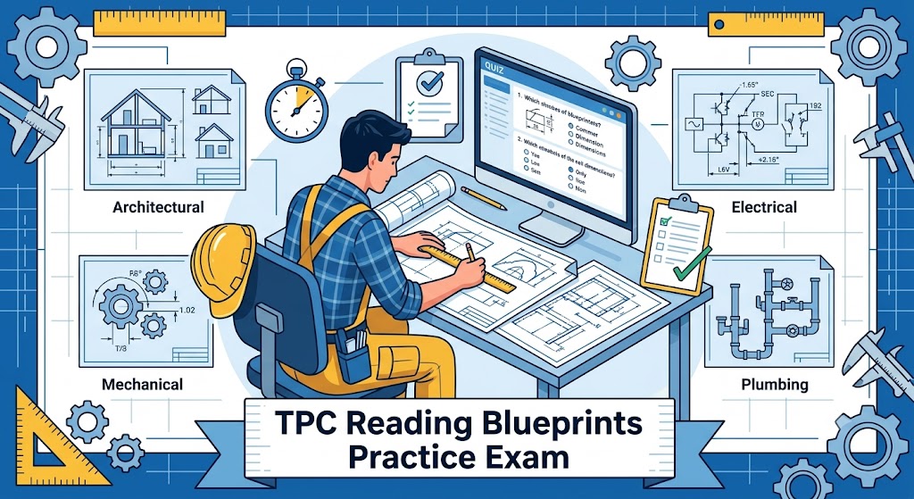 TPC Reading Blueprints Practice Test Banner