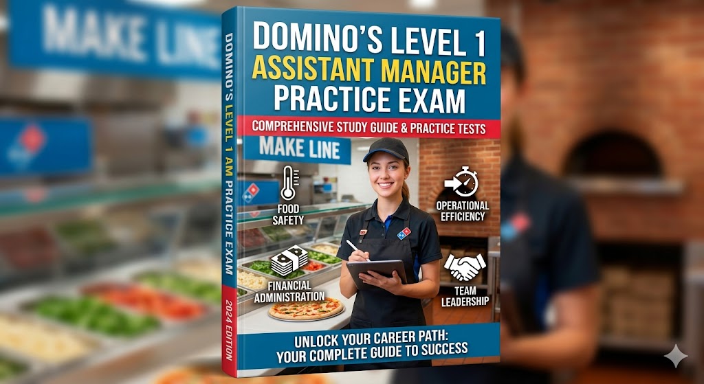 Dominos Level 1 Assistant Manager Practice Test Banner