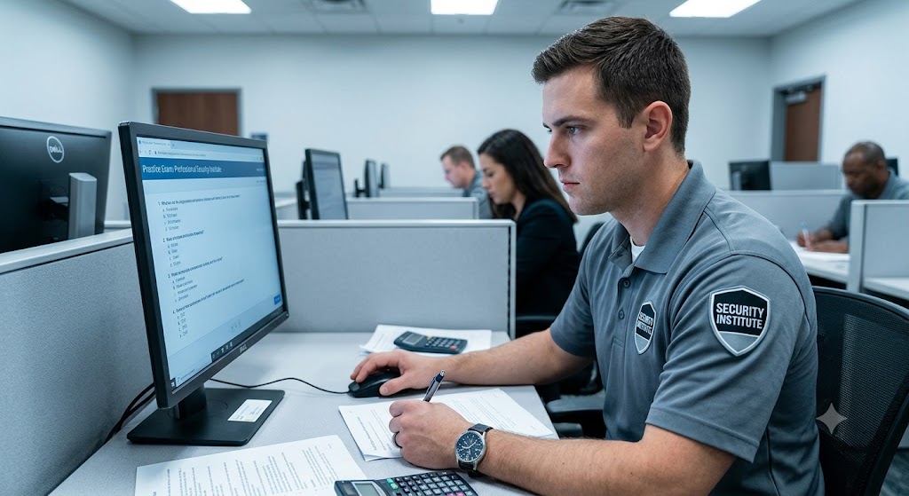 Professional Security Institute Practice Exam Banner