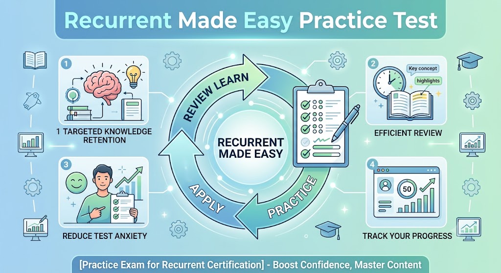 Recurrent Made Easy Practice Test Banner