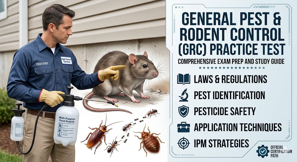 General Pest & Rodent Control (GRC) Practice Test Banner
