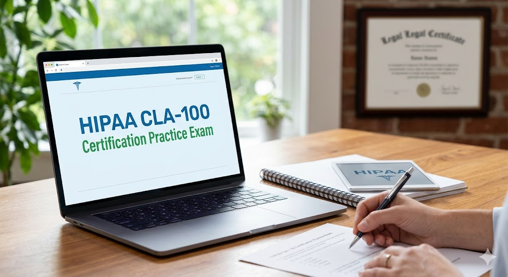 HIPAA CLA-100 Certification Practice Exam Banner