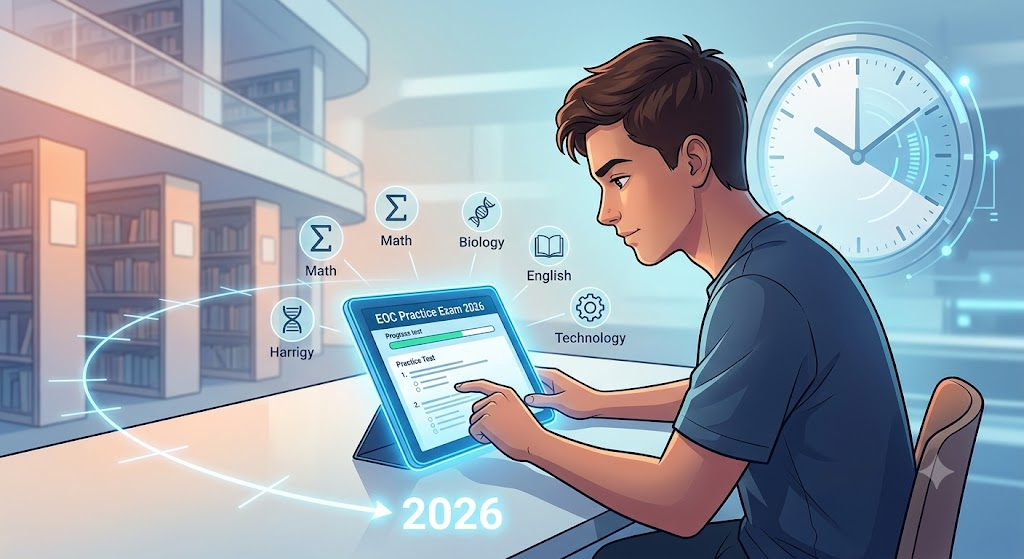 EOC Exam 2026 Practice Test and Answer Keys [UPDATED] Banner