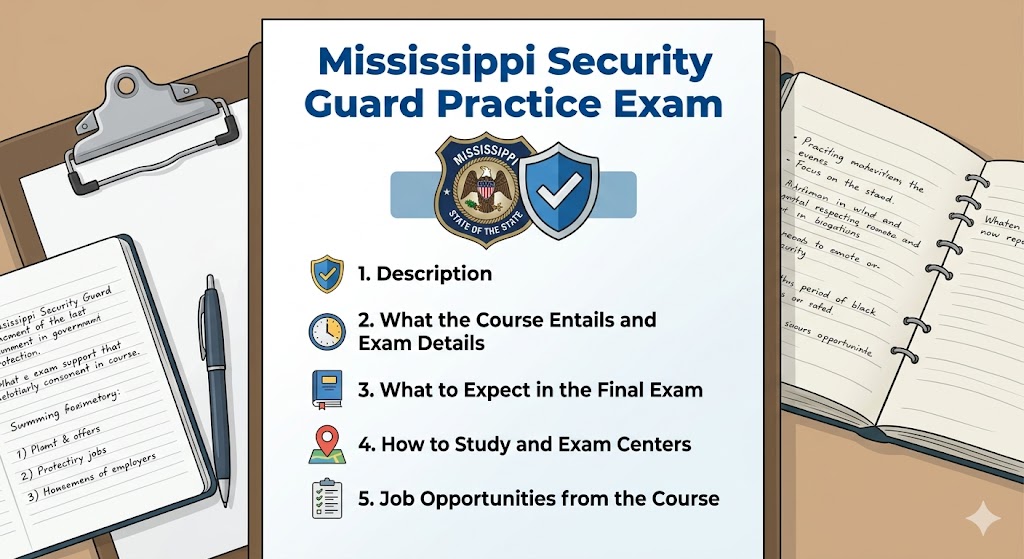 Mississippi Security Guard Board Practice Exam Banner