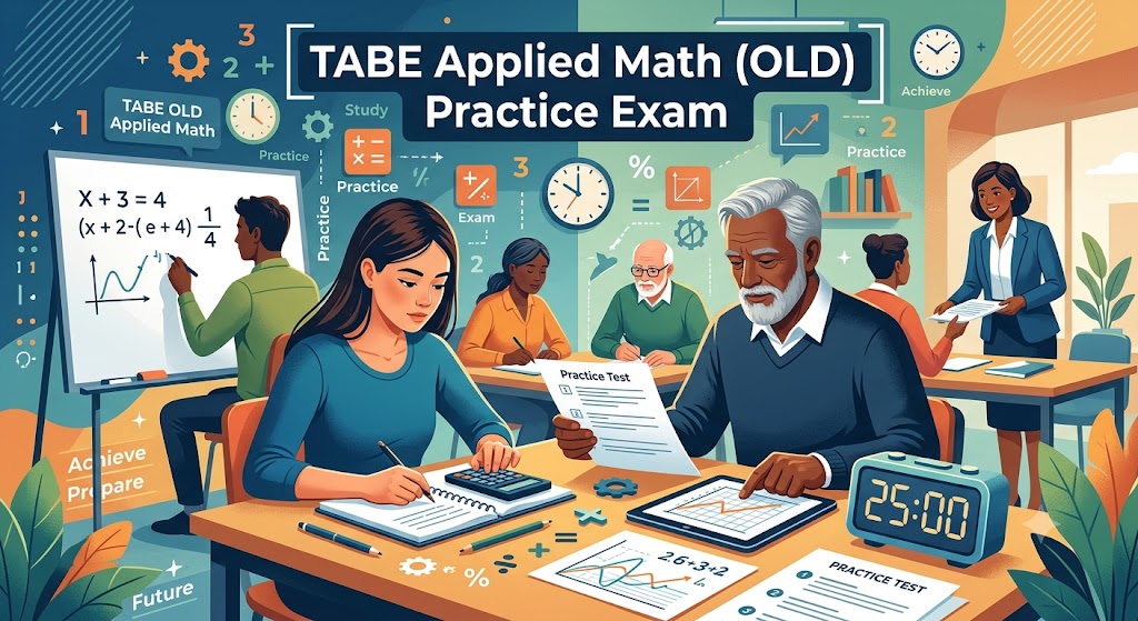 TABE Applied Math Practice Test  OLD Banner