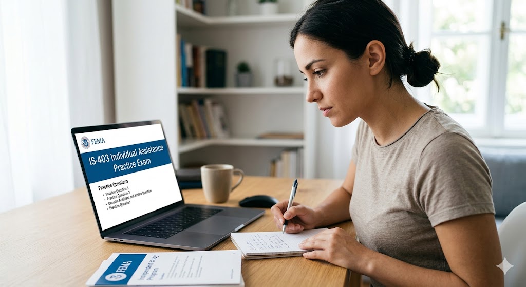 FEMA Individual Assistance (IS-403 ) Practice Test Banner