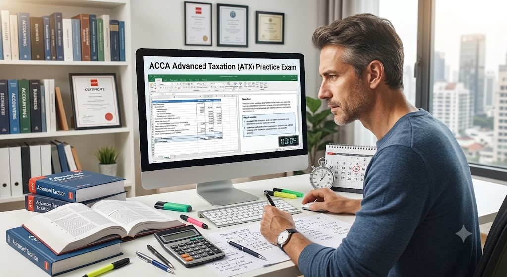 ACCA Advanced Taxation (ATX) Practice Exam Banner