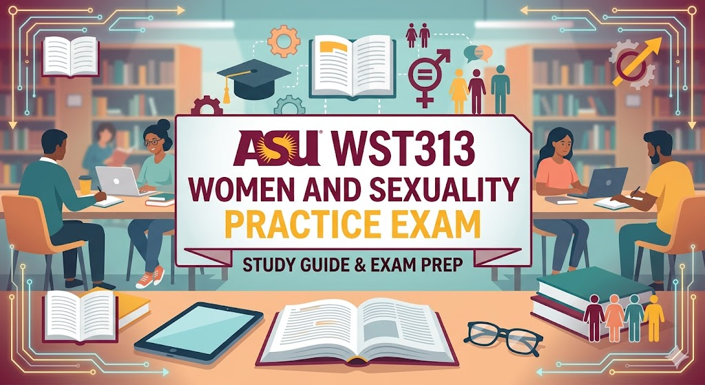 Arizona State University (ASU) WST313 Women and Sexuality Practice Exam Banner