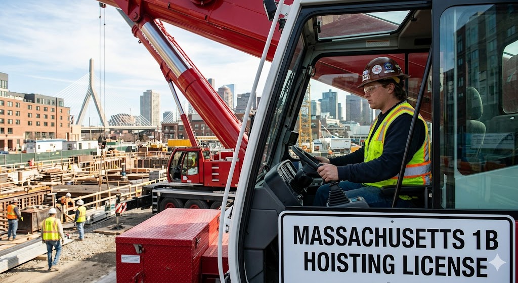 Massachusetts 1B Hoisting License Practice Exam Banner