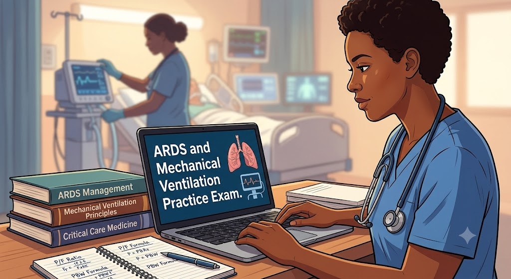 ARDS and Mechanical Ventilation Practice Exam Banner