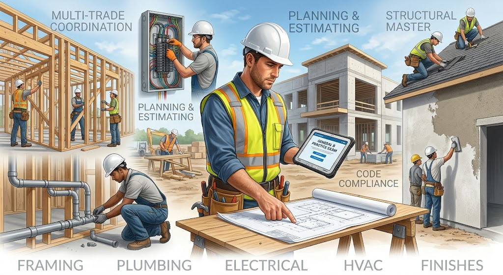General B Contractor Trade Practice Exam Banner