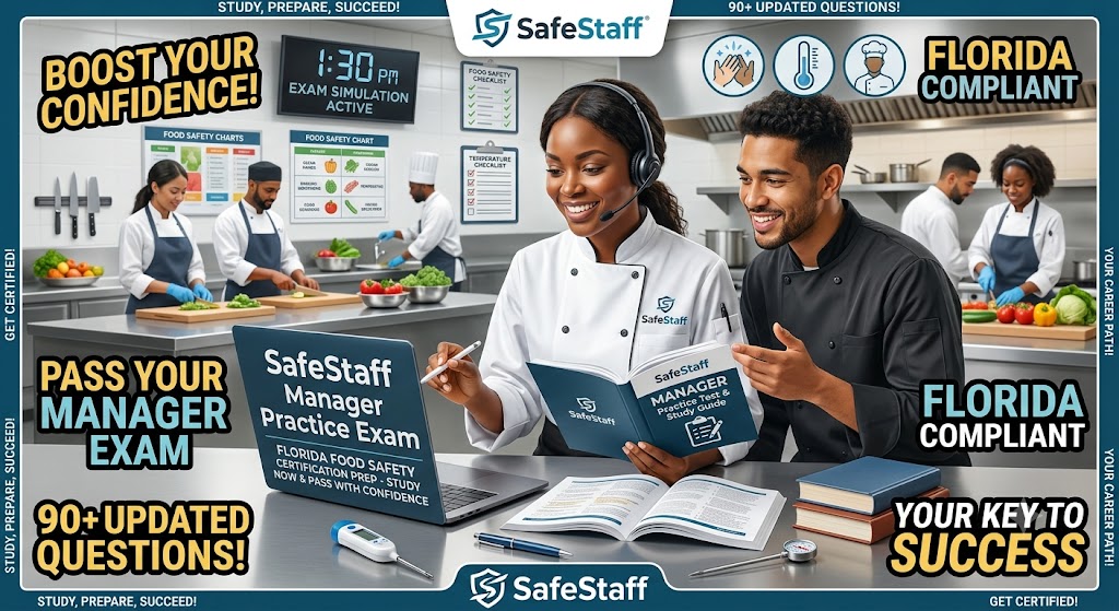 SafeStaff Manager Practice Test Banner