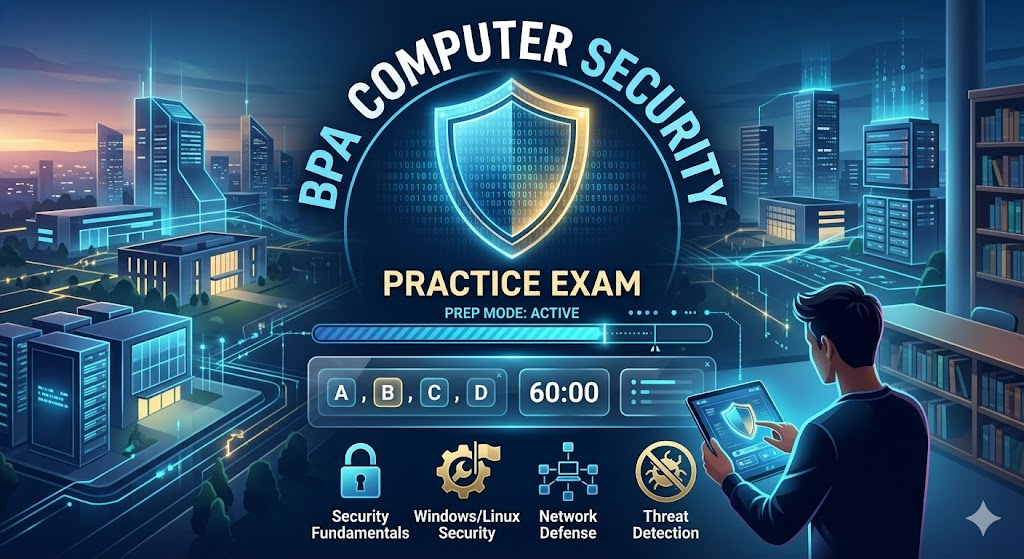 BPA Computer Security Practice Test Banner