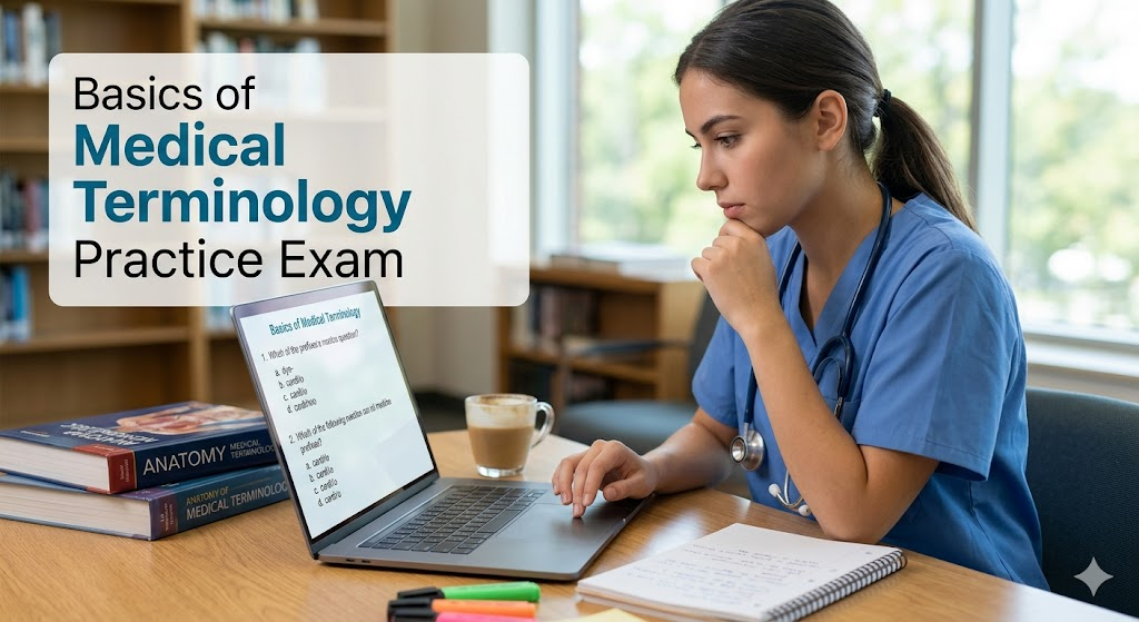Basics of Medical Terminology Practice Test Banner
