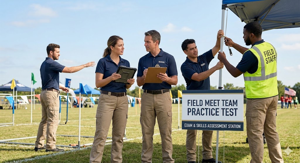 Field Meet Team Practice Test Banner
