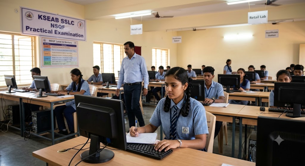 KSEAB SSLC NSQF Practice Test & Exam Prep | India Banner