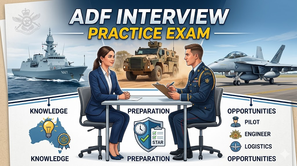 Australian Defence Force (ADF) Interview Practice Banner