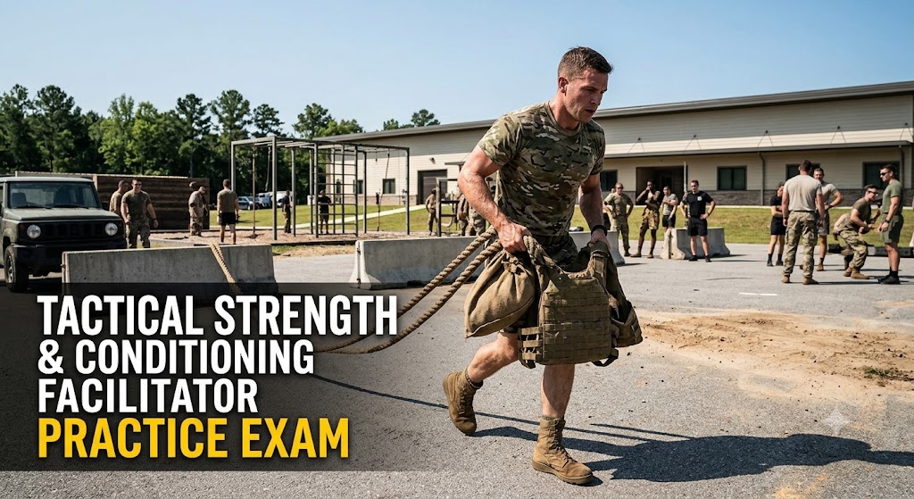 Tactical Strength and Conditioning Facilitator (TSAC‑F) Practice Test Banner