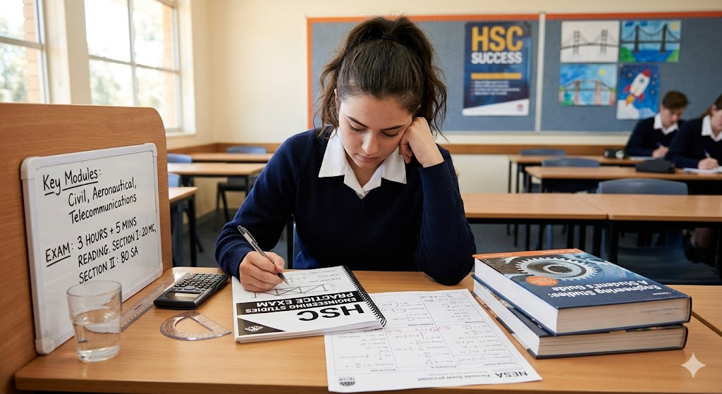 HSC Engineering Studies Practice Exam Banner